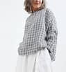 Metta Sailor Top ~ Textured Linen Check