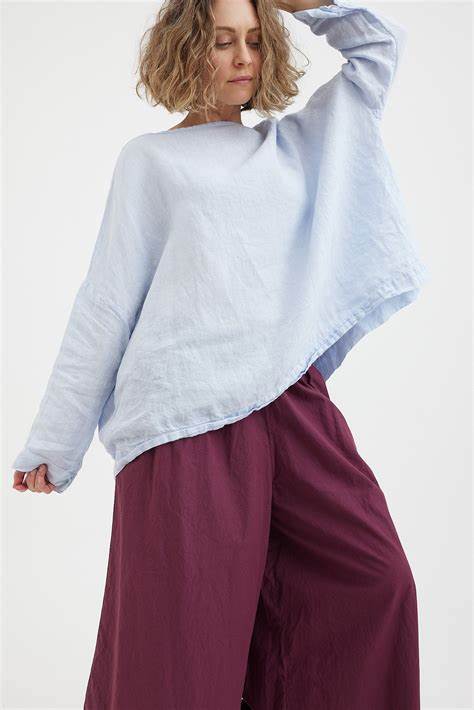Sailor Boxy Top Light Linen