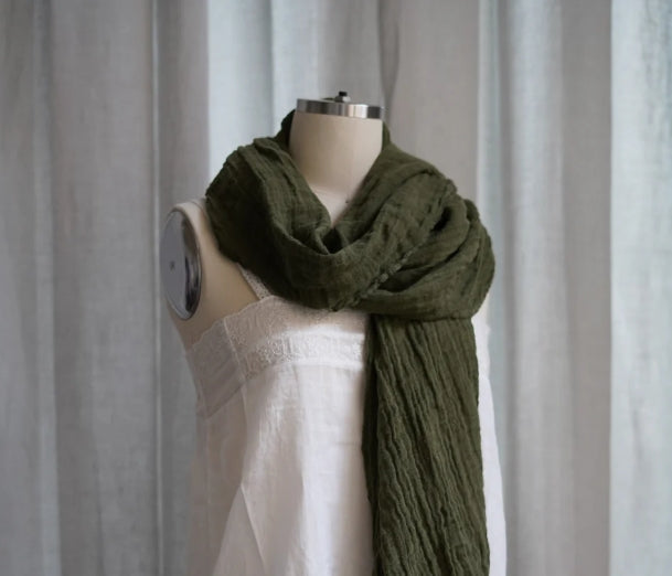 Metta Classic Soft Linen Gauze Scarf