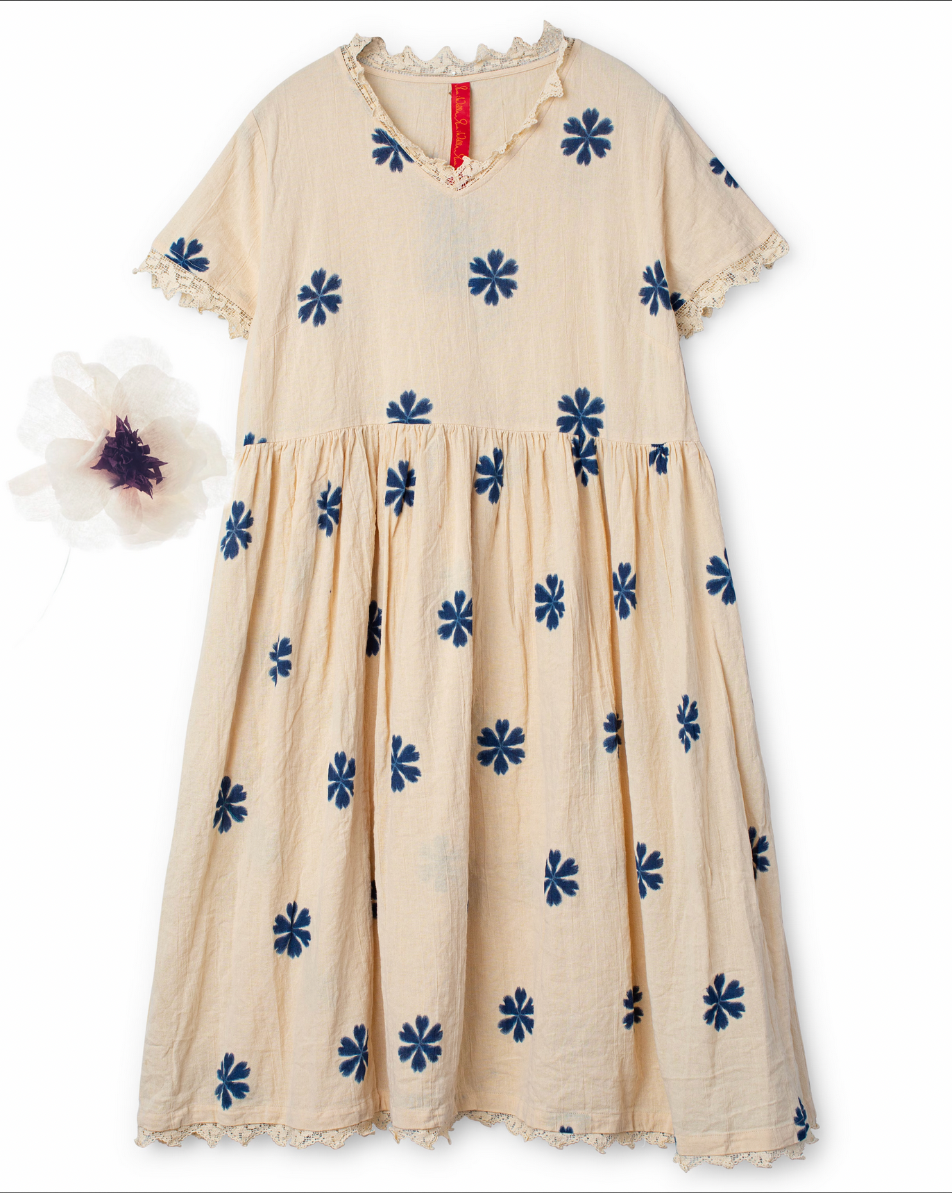 Ewa I Walla ~ Solbritt Dress with Lace