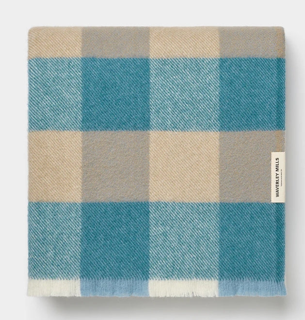 Waverley Mills Blankets - Traditional Check Picnic Rug Throw