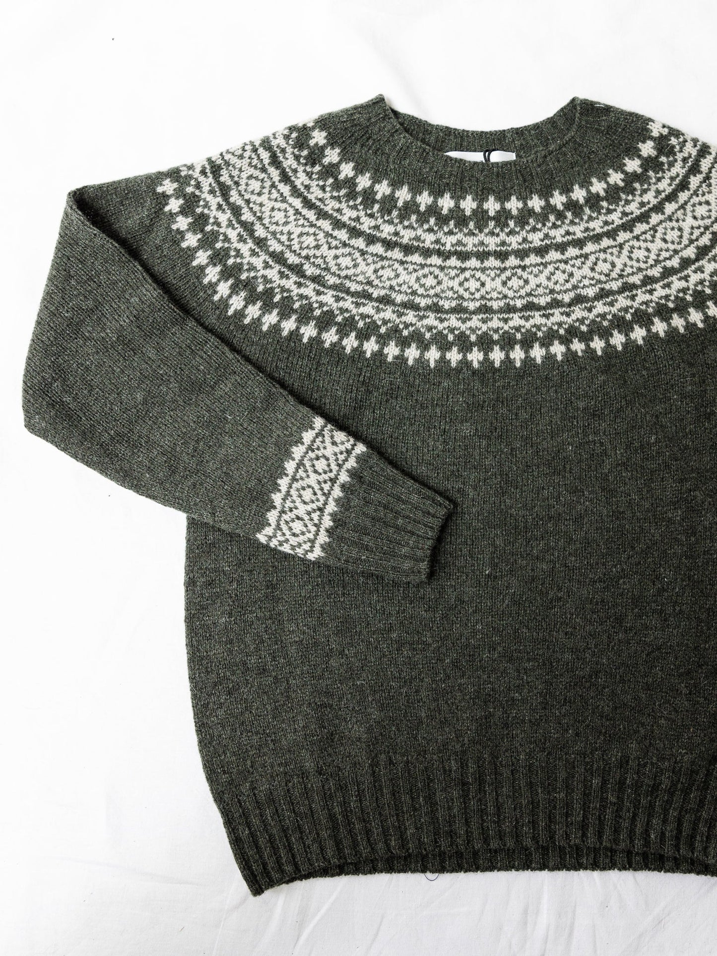Harley Super Soft Two Tone Fairisle Crew