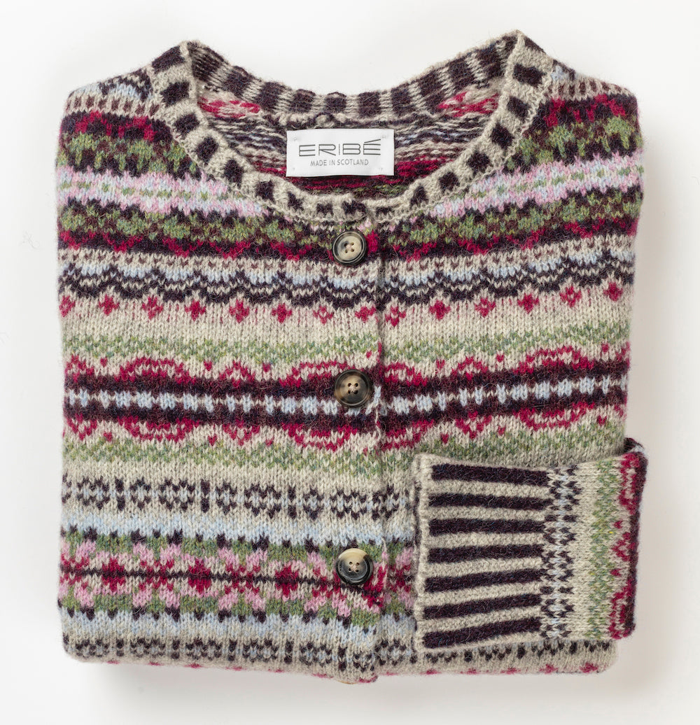 ERIBÉ Westray Shetland Wool Cardigan