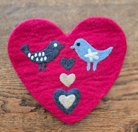 Love Birds Pot Mat