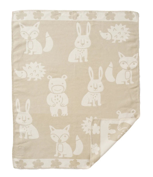 Klippan Smile Organic Cotton Baby Blanket