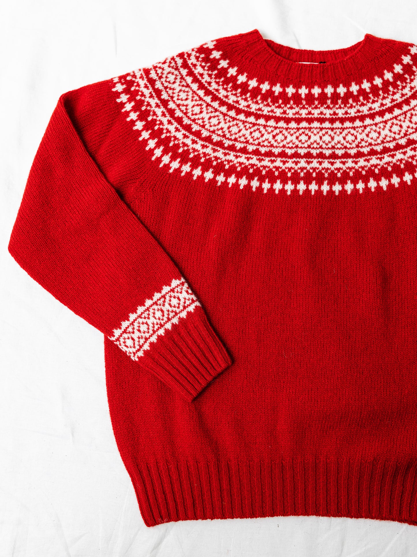Harley Super Soft Two Tone Fairisle Crew