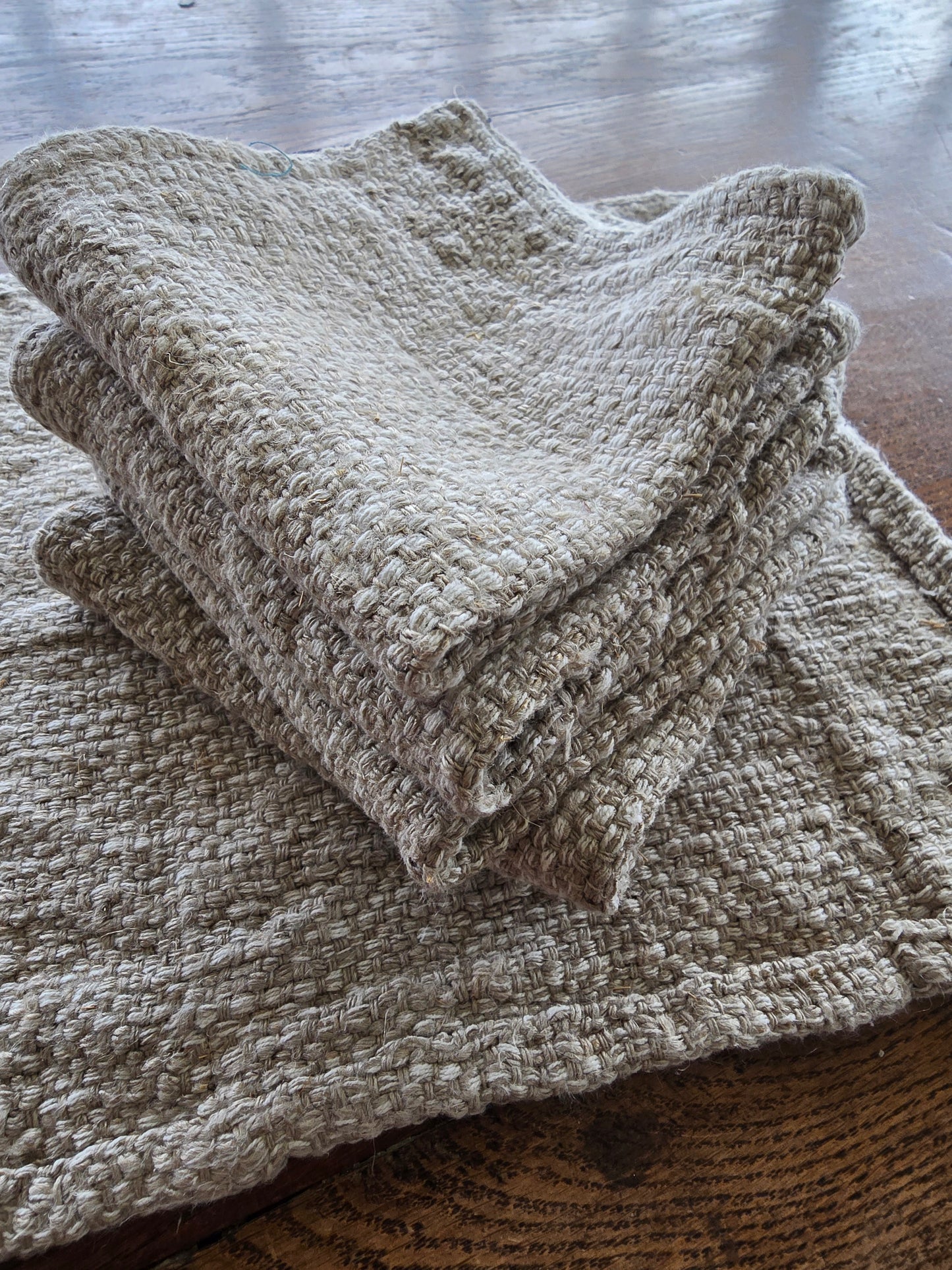 Hand Loomed Linen Cotton Washer