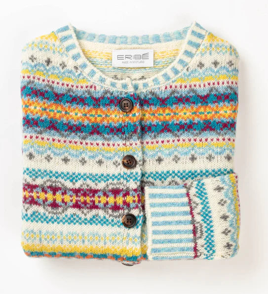 ERIBÉ Westray Shetland Wool Cardigan
