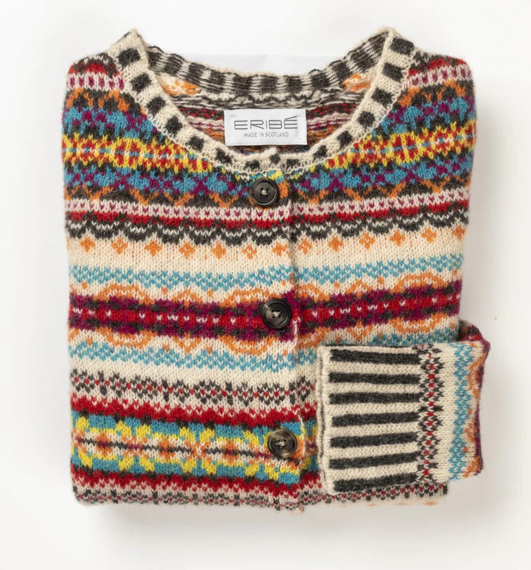 ERIBÉ Westray Shetland Wool Cardigan