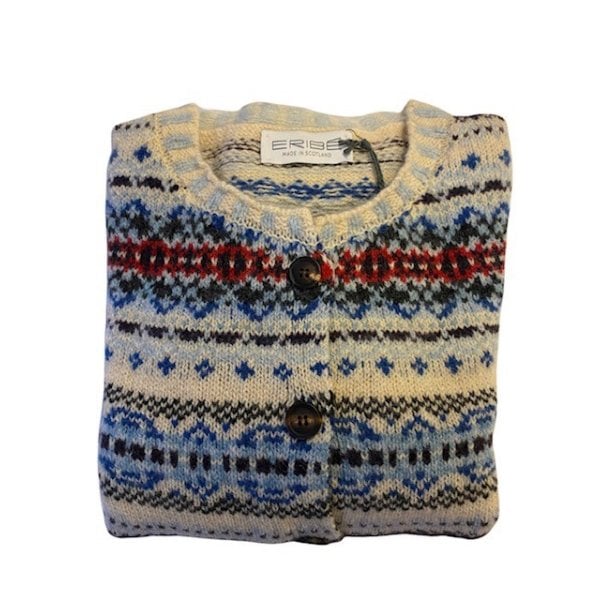 ERIBÉ Westray Shetland Wool Cardigan