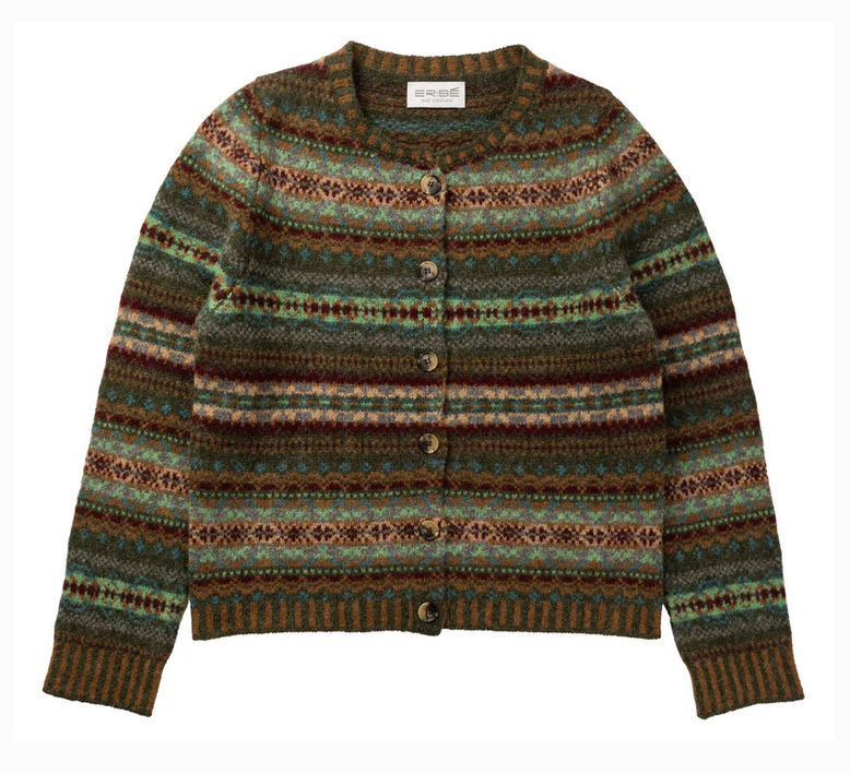 ERIBÉ ~ Ladies Westray Shetland Wool Cardigan