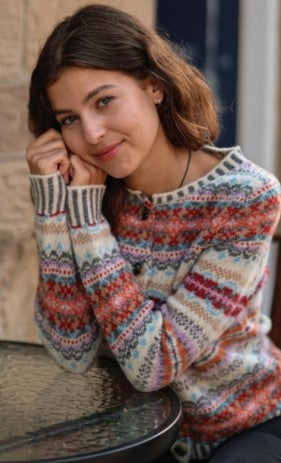 ERIBÉ Westray Shetland Wool Cardigan