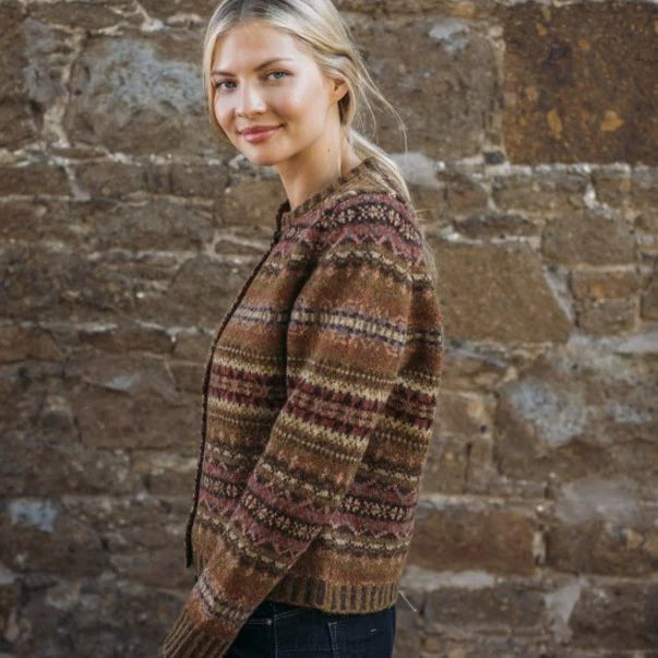 ERIBÉ ~ Ladies Westray Shetland Wool Cardigan
