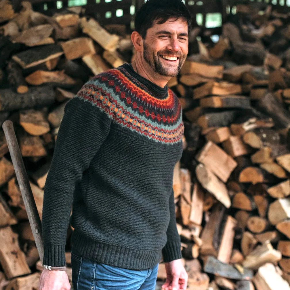 Eribe Stoneybrek Mens Wool Sweater