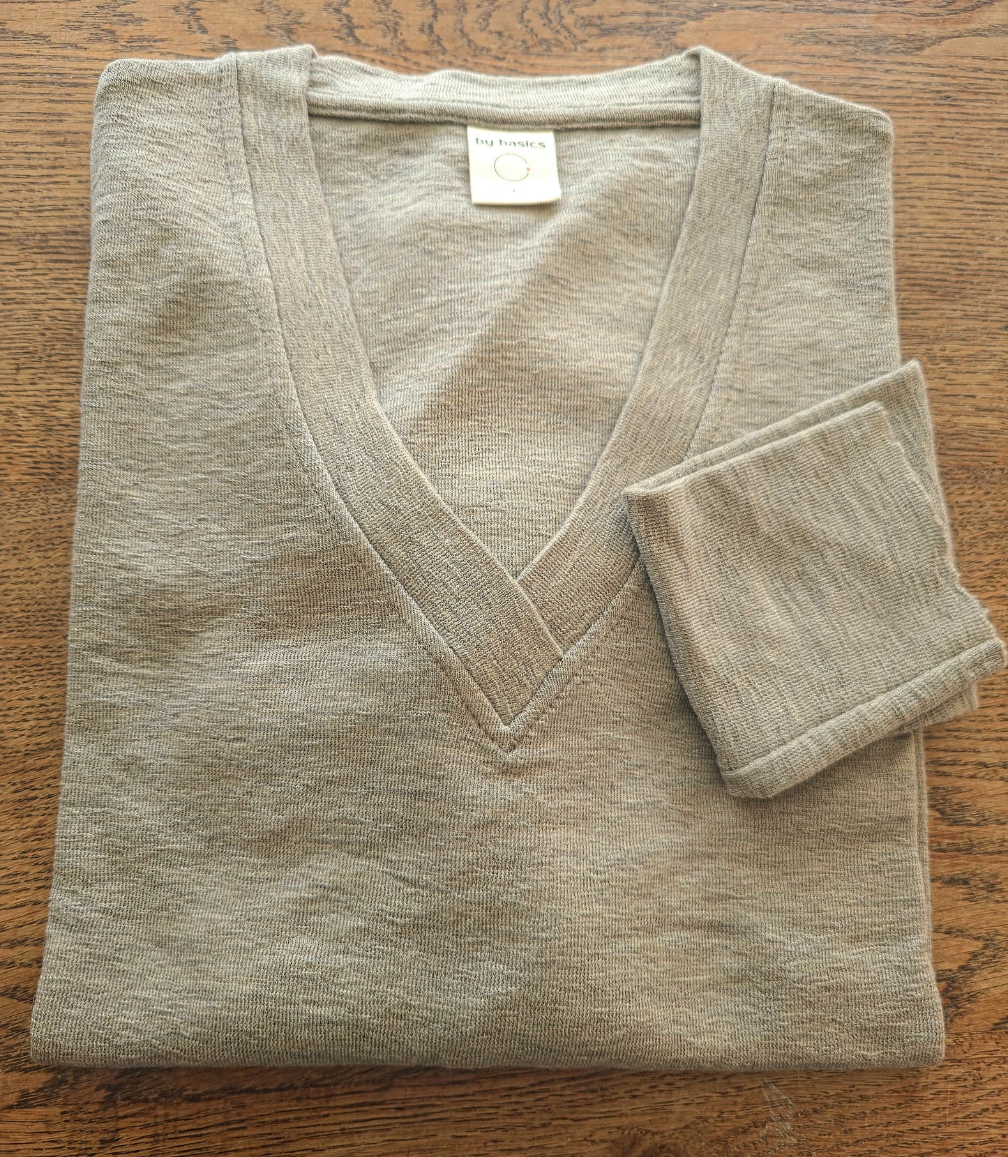 By Basics ~ Merino Loose Fit V-Neck Shirt