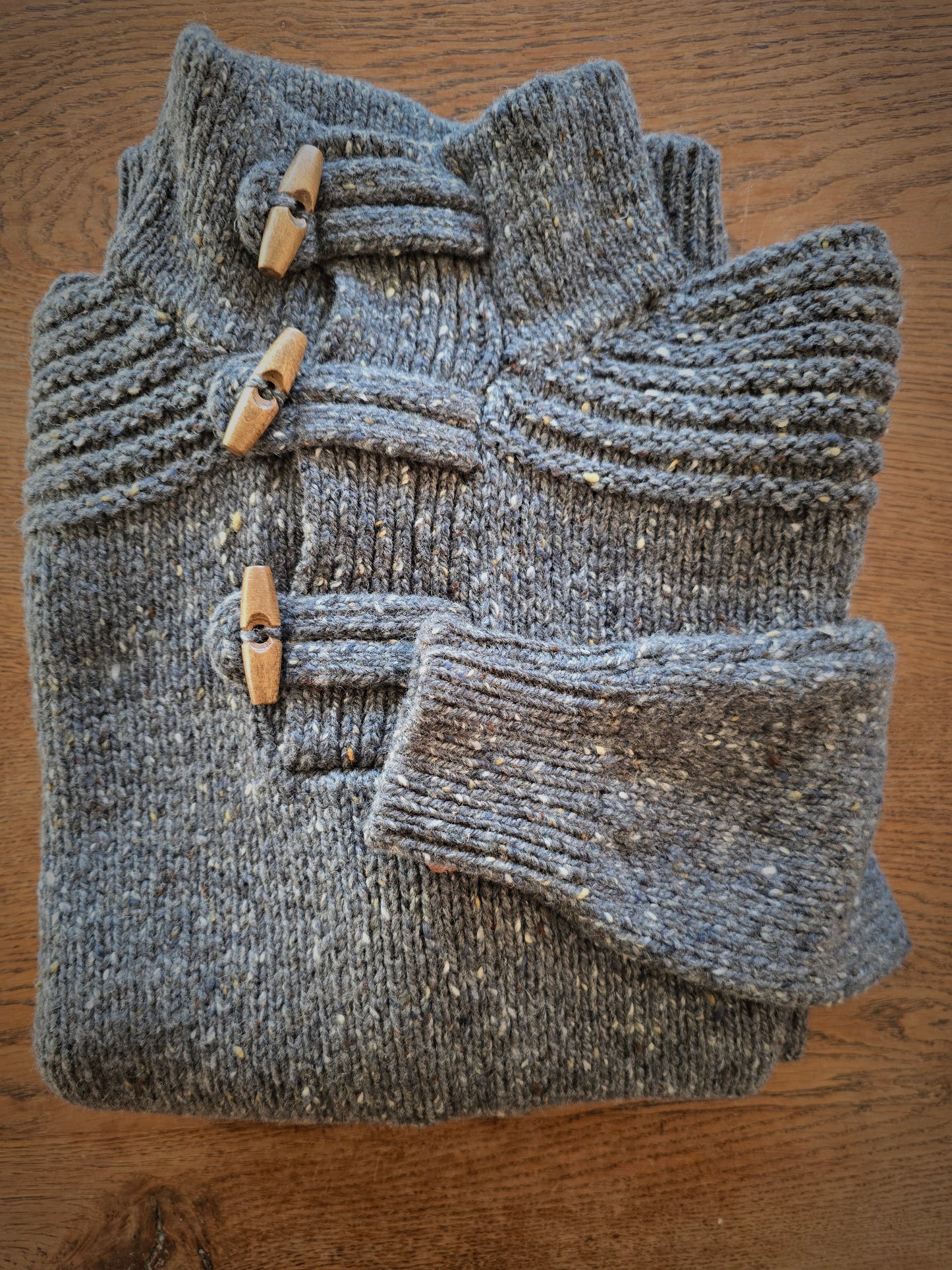 Fisherman Out of Ireland ~ Mens Donegal Toggle Neck Jumper