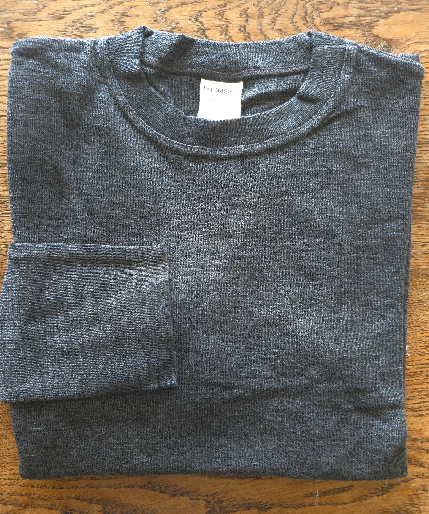 By Basics ~ Merino Crew Long Sleeve Top 4044