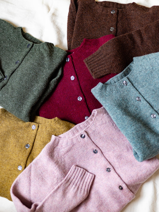 Harley of Scotland ~ Ladies Supersoft Shetland Cardi