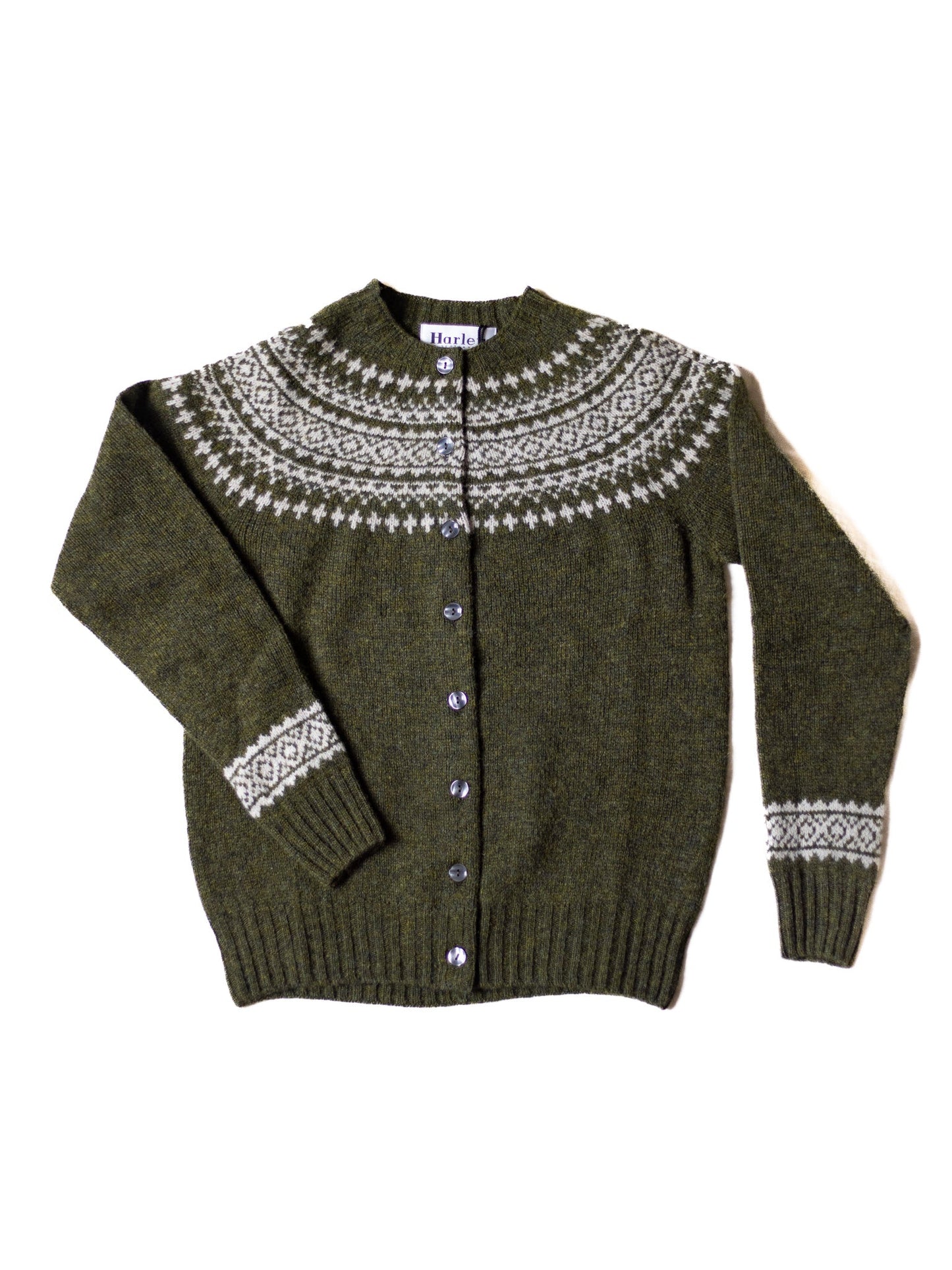 Supersoft Two Tone Fairisle Cardi