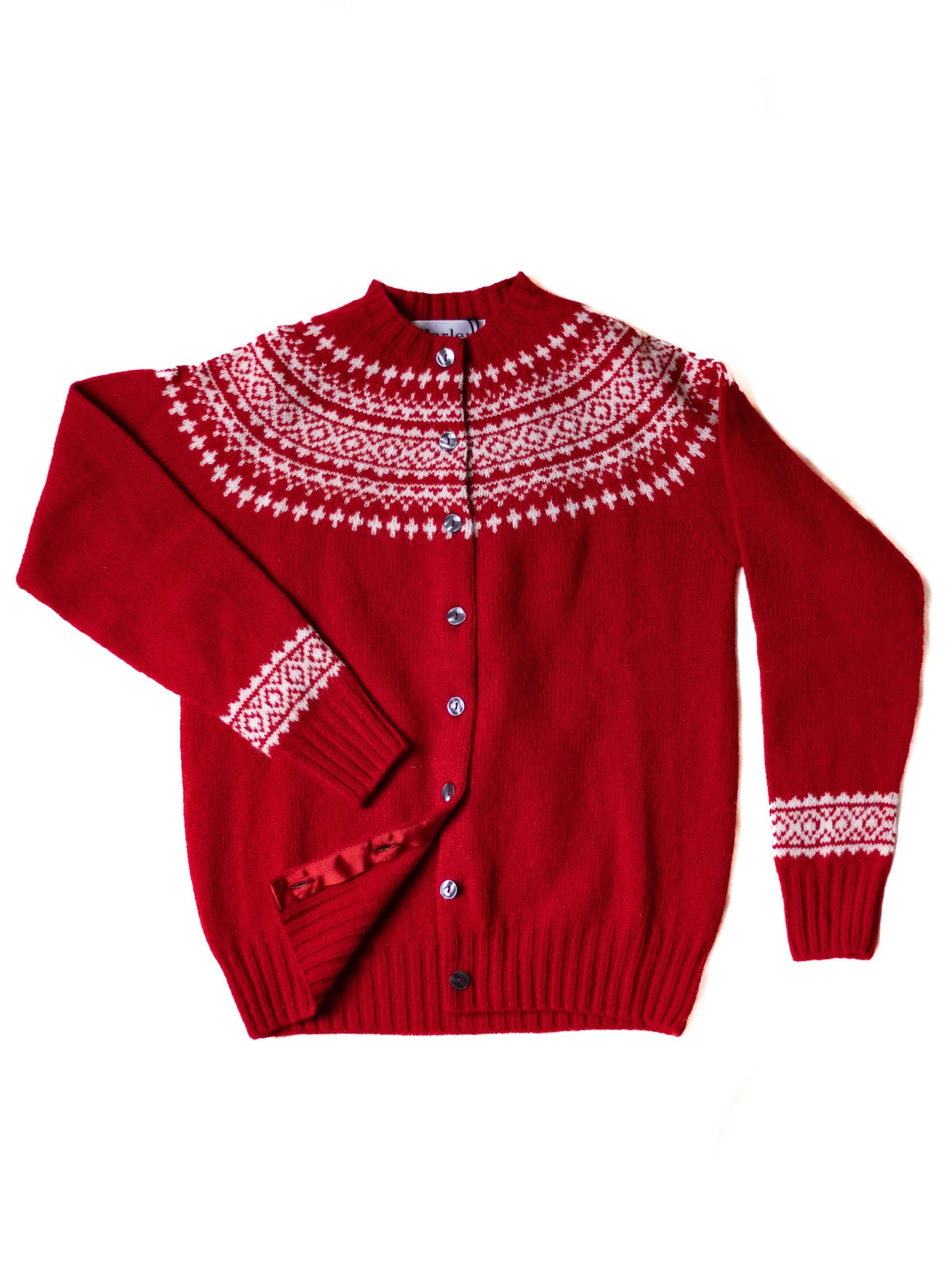 Supersoft Two Tone Fairisle Cardi
