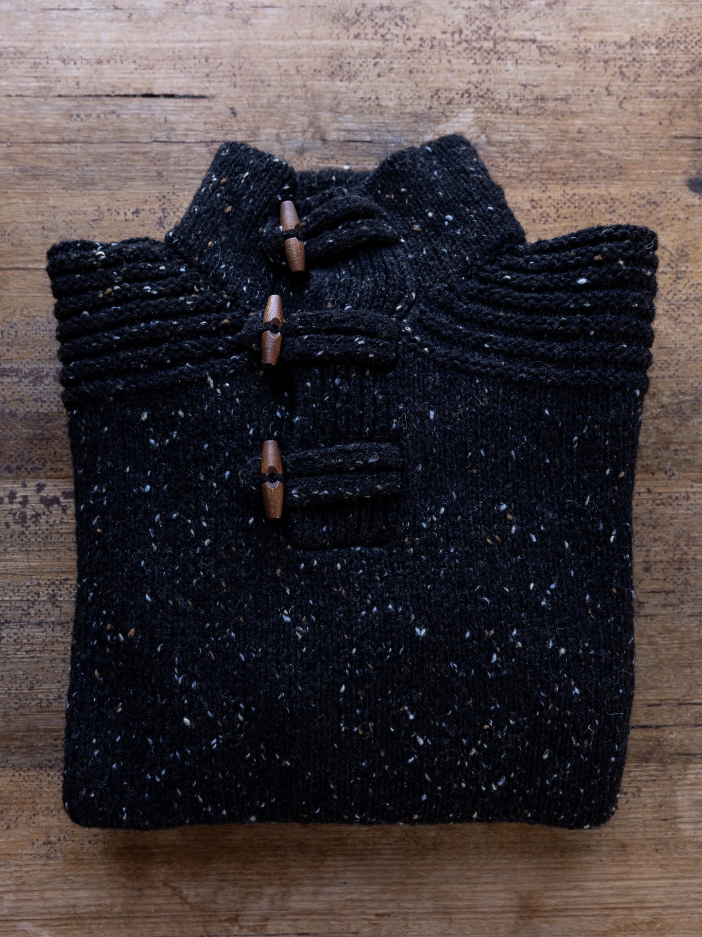 Fisherman Out of Ireland ~ Mens Donegal Toggle Neck Jumper