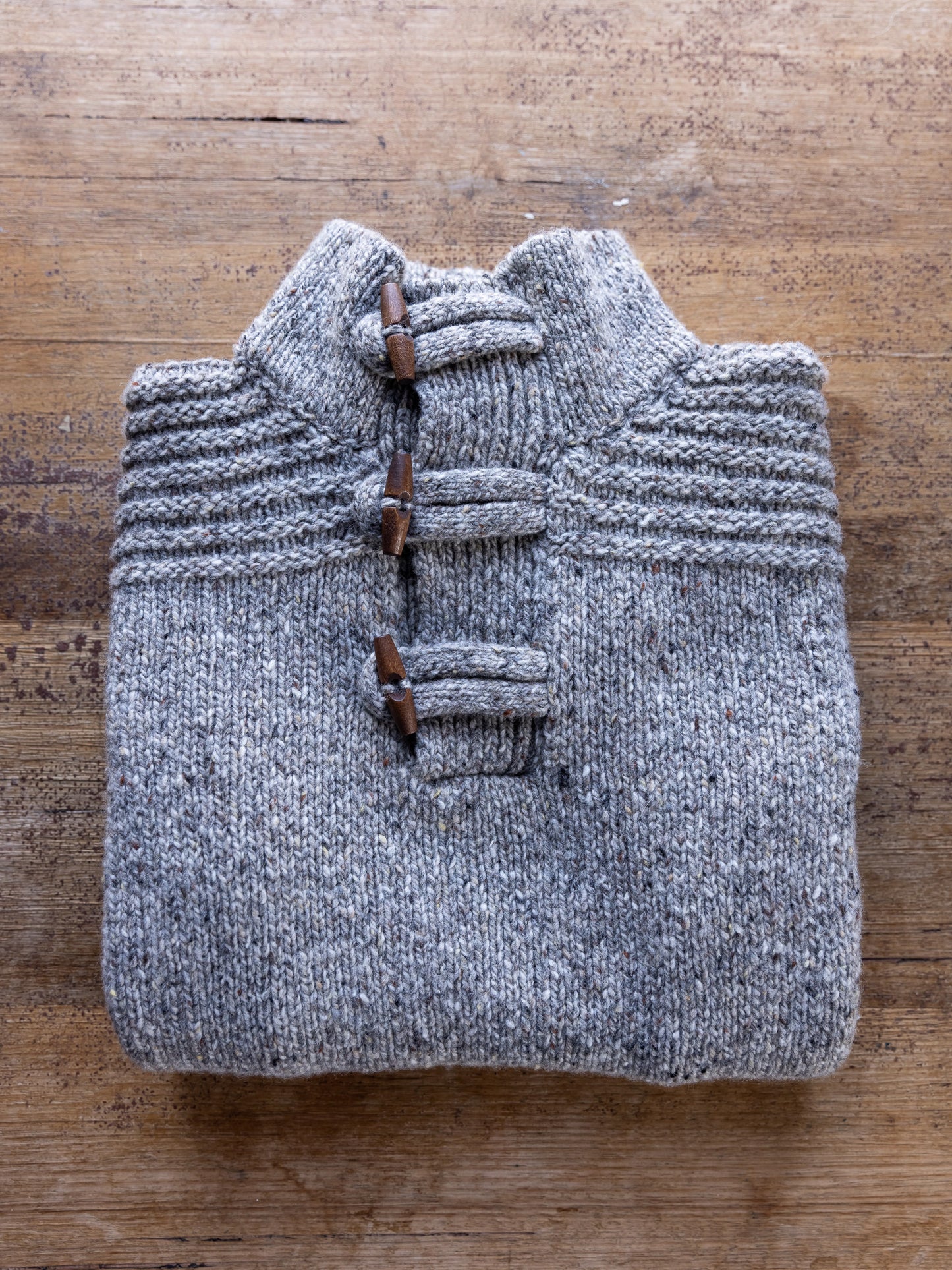 Fisherman Out of Ireland ~ Mens Donegal Toggle Neck Jumper