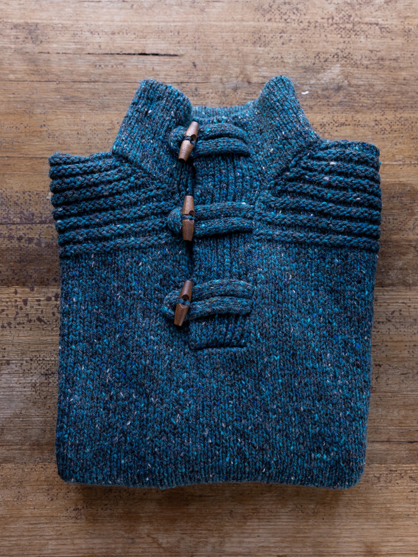 Fisherman Out of Ireland ~ Mens Donegal Toggle Neck Jumper