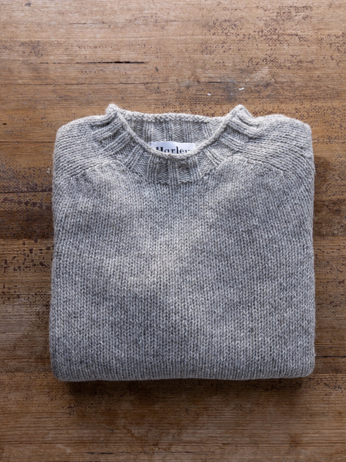 Harley Scottish Mens Chunky Ecology Wool Crew