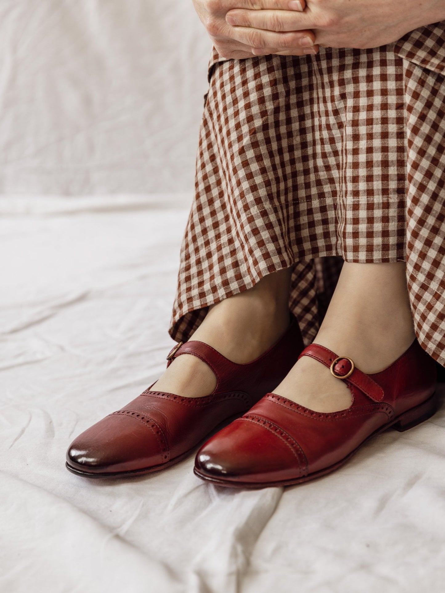 Victoria Varrasso Dolls Shoes in Poppy