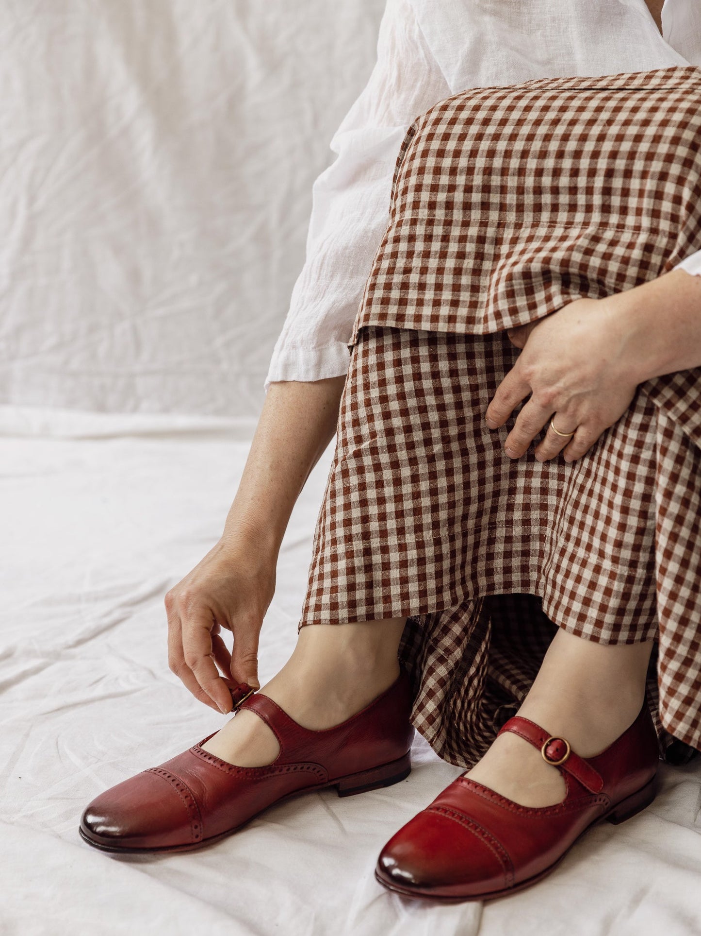 Victoria Varrasso Dolls Shoes in Poppy