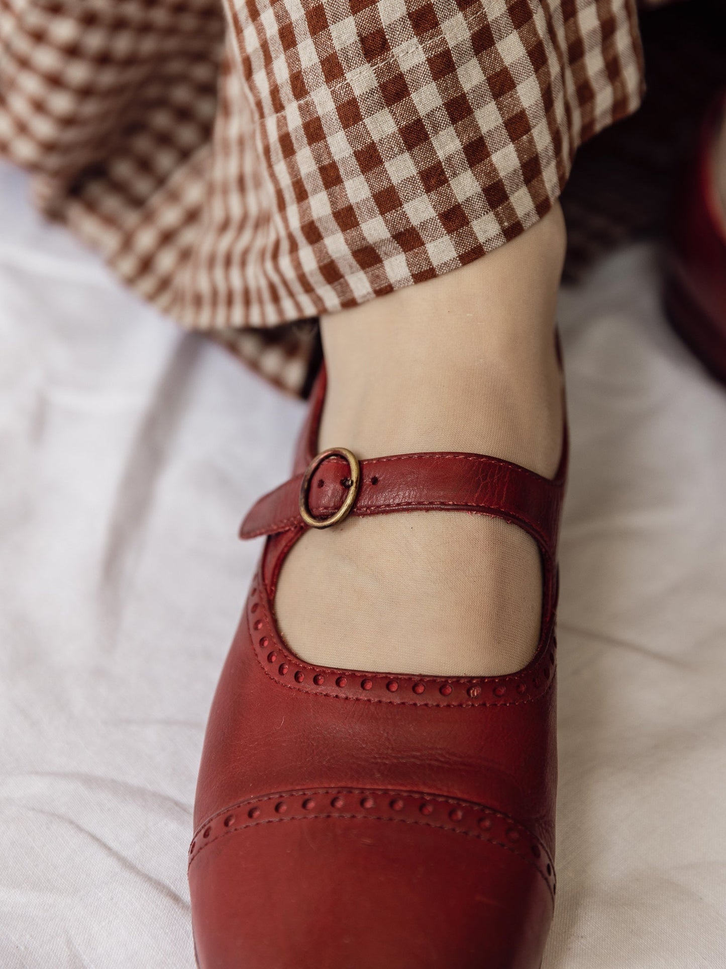 Victoria Varrasso Dolls Shoes in Poppy