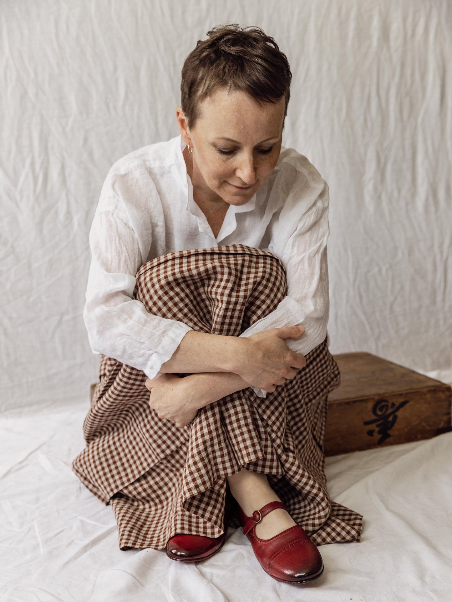 Victoria Varrasso Dolls Shoes in Poppy