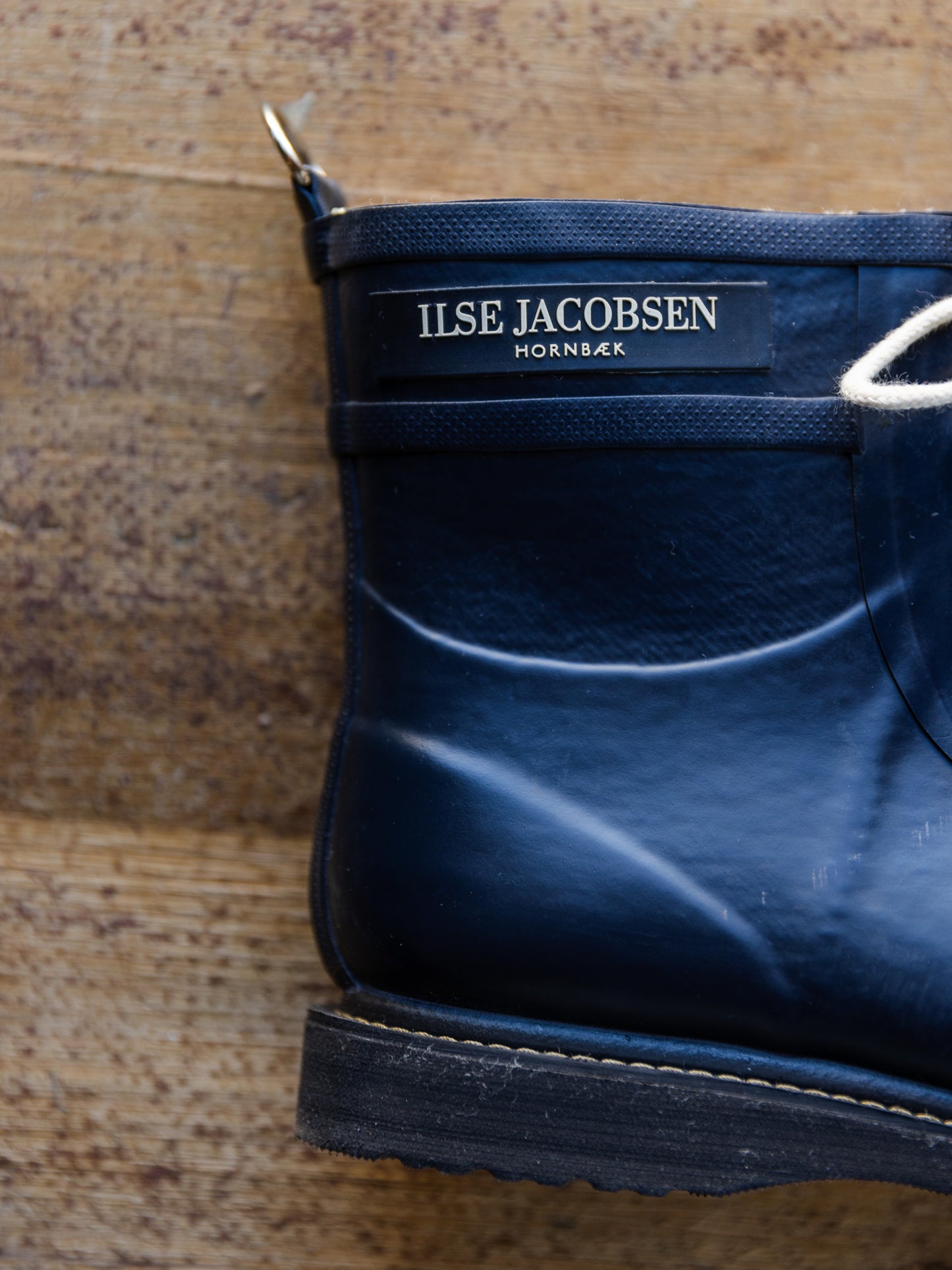Ilse Jacobsen Rub 2 Short Lace up Boot ~ Indigo