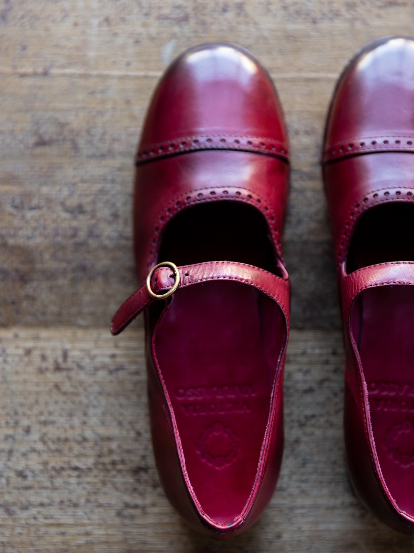 Victoria Varrasso Dolls Shoes in Poppy