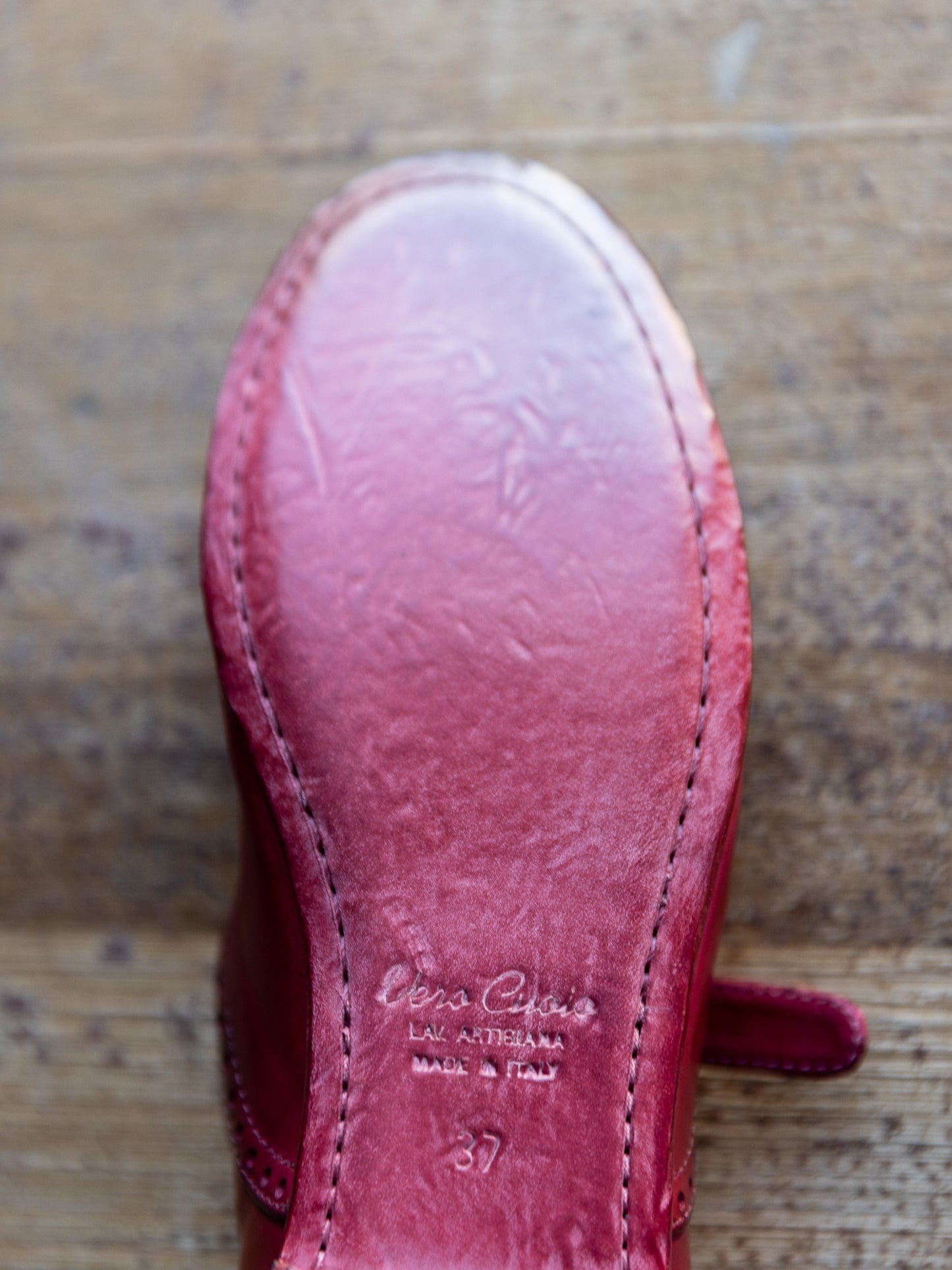 Victoria Varrasso Dolls Shoes in Poppy