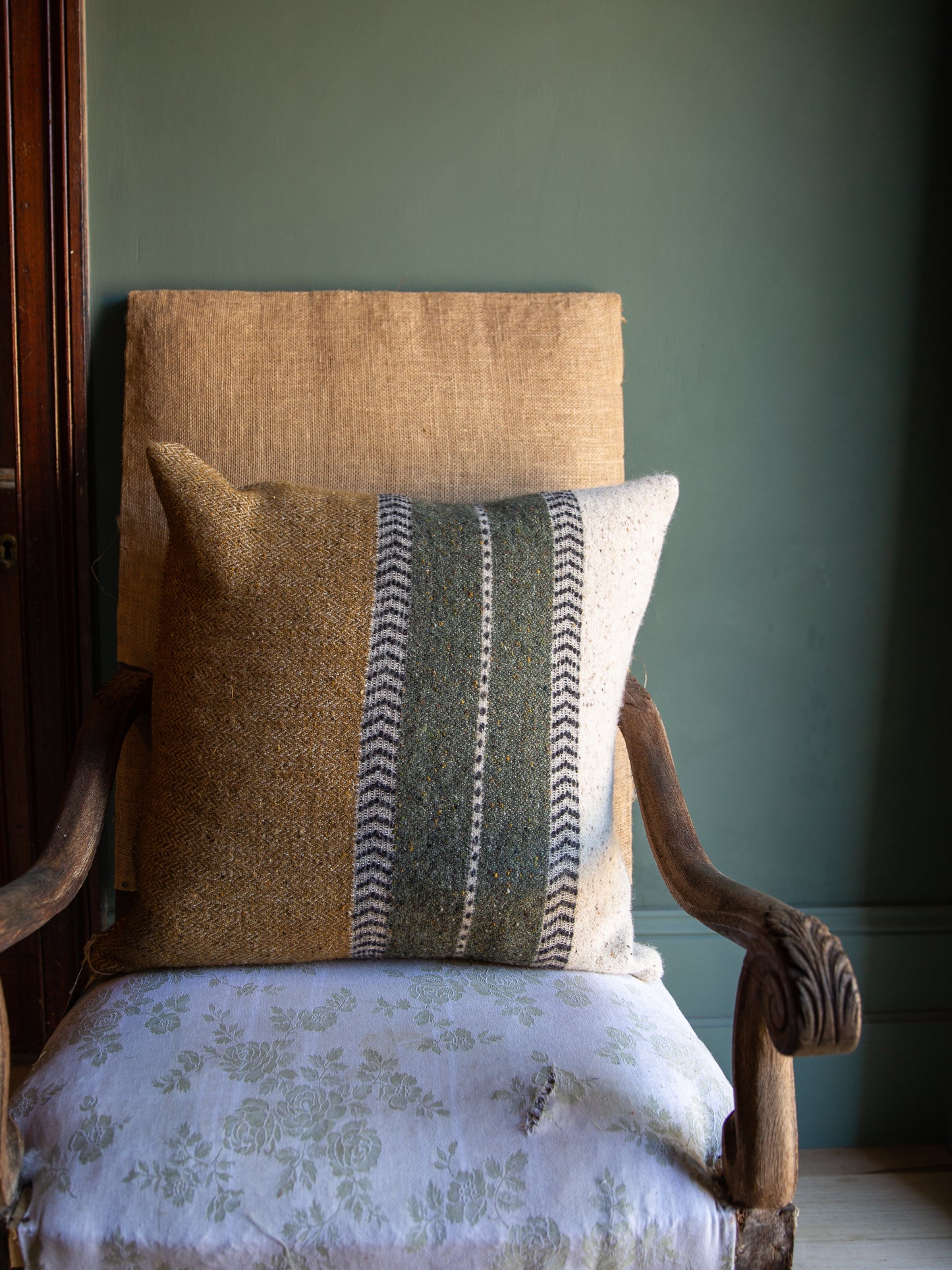 Belgian Linen & Wool Cushion Cover - Montana