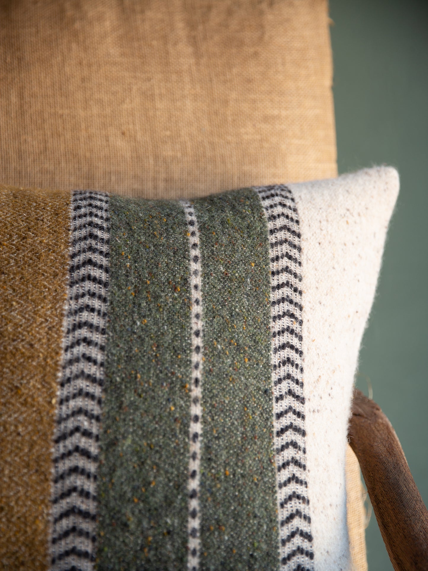 Belgian Linen & Wool Cushion Cover - Montana