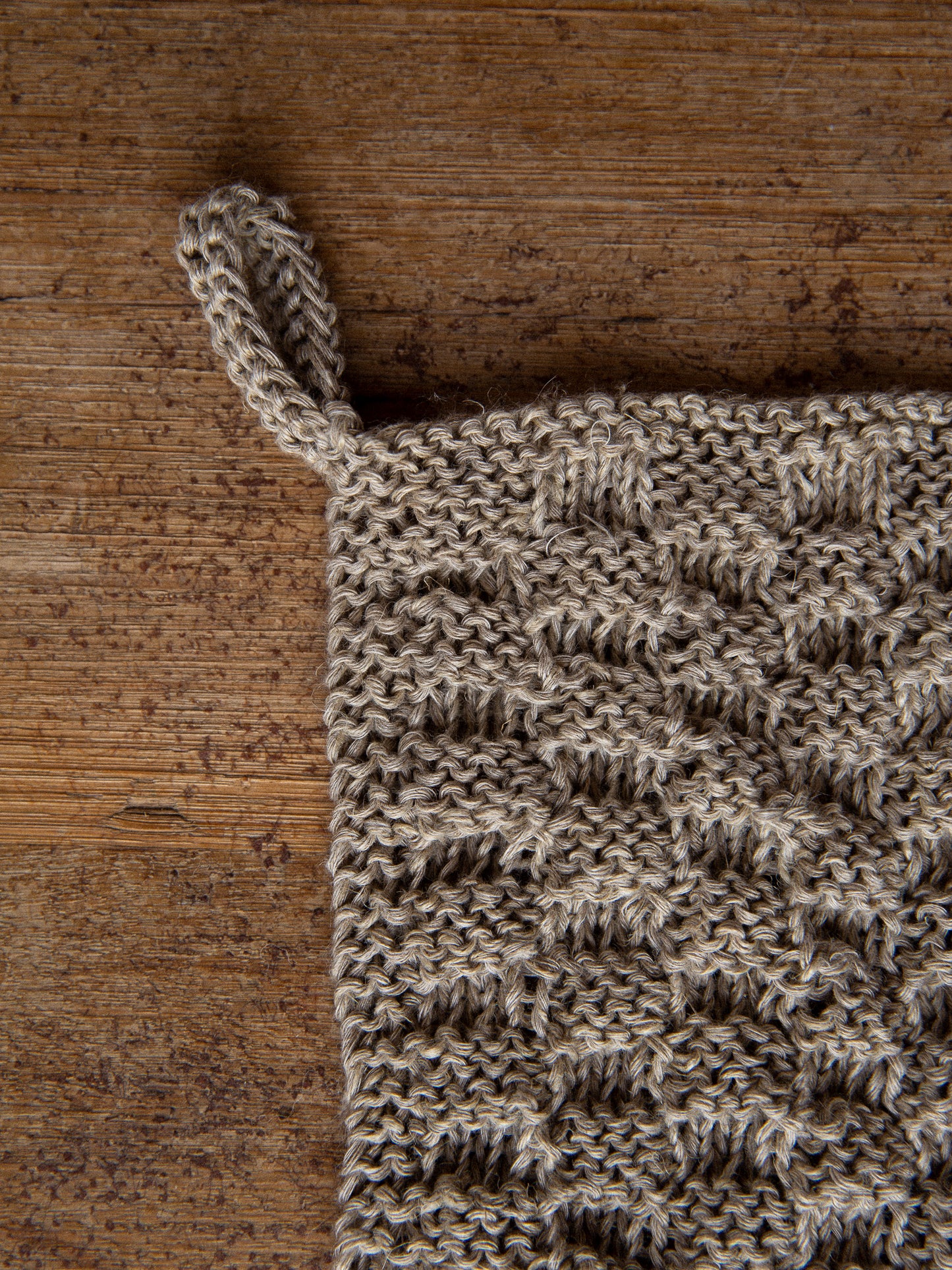 Hand Knitted Linen Cloth