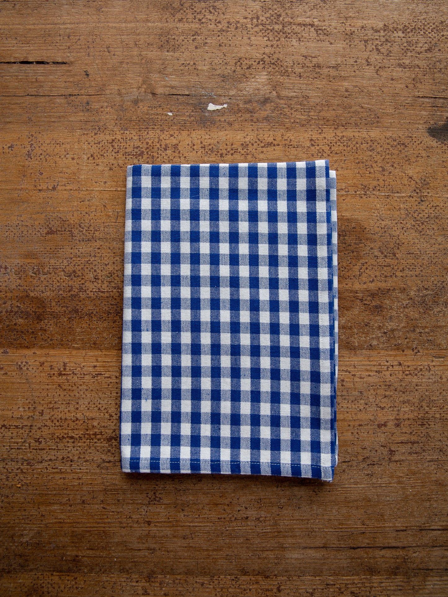 Blue Gingham Tea Towel