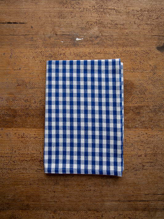 Blue Gingham Tea Towel