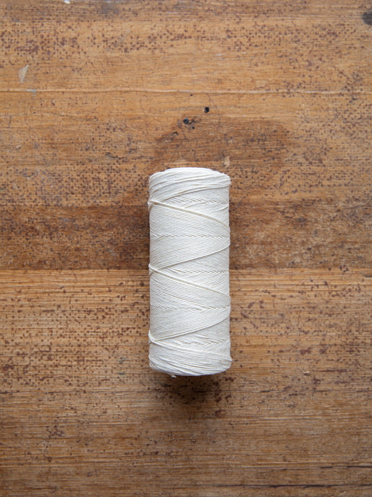 White Polished Linen Twine