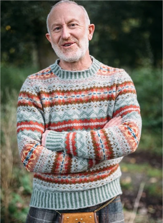 ERIBÉ ~ Mens Brodie Fairisle Sweater