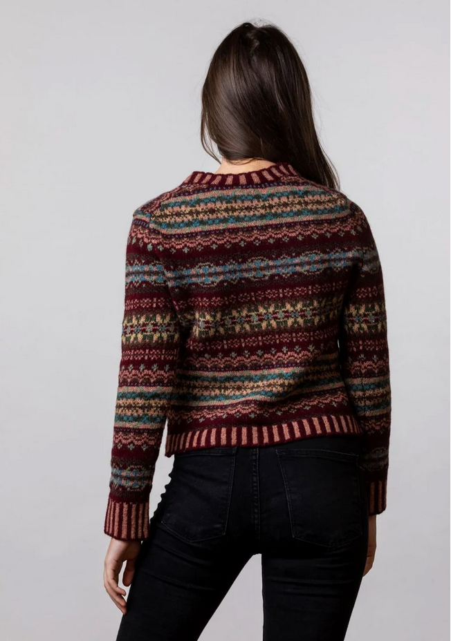 ERIBÉ Westray Shetland Wool Cardigan