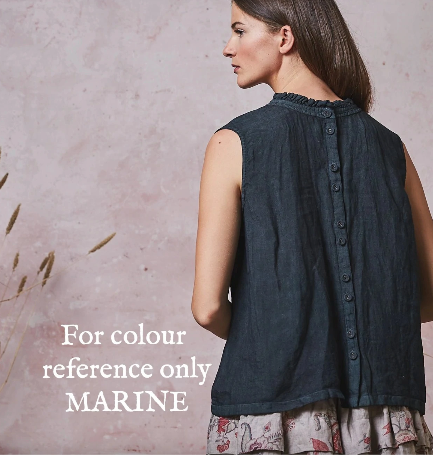 Manteau Noir Clementine Linen Pocket Skirt
