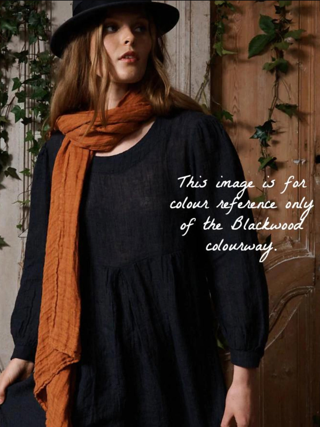 Manteau Noir Mathilde Linen Gauze Blouse