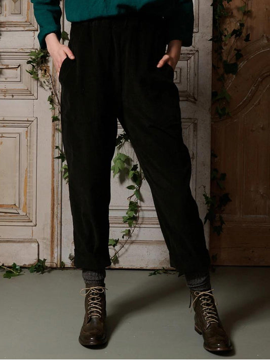 Manteau Noir Hester Pinwale Corduroy Pull-on pants