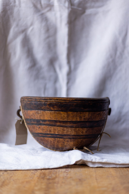 Antique Wooden Bowl