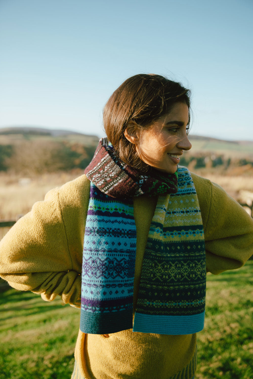 ERIBÉ ~ Alloa Fairisle Scarf
