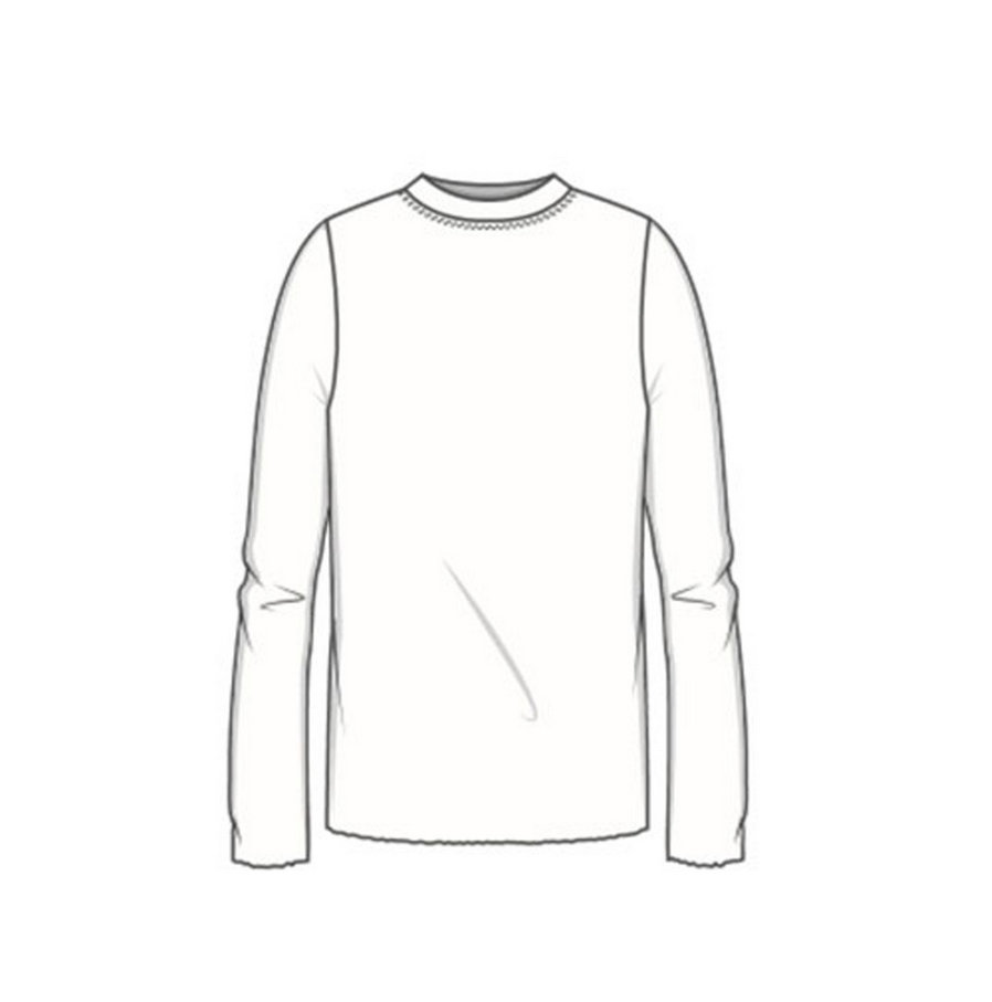 By Basics ~ Merino Crew Long Sleeve Top 4044
