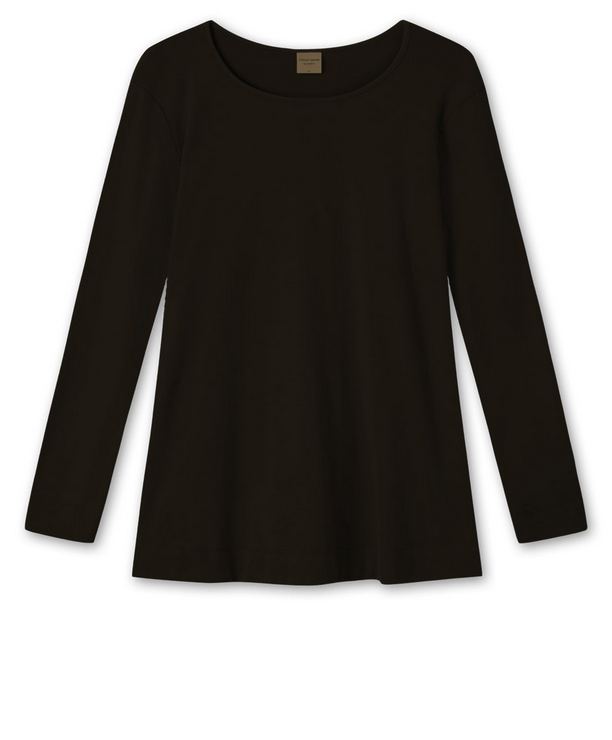 By Basics ~ Organic Cotton A Line Long Sleeve T-Shirt